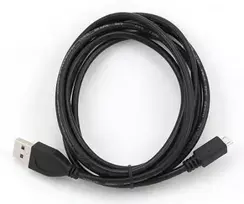 GEMBIRD CCP-MUSB2-AMBM-10 Gembird micro USB cable 2.0 AM-MBM5P juodas 3m