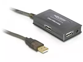 Sonstige Delock USB 2.0 ilgintuvas 10 m aktyvus su 4 prievadų šakotuvu