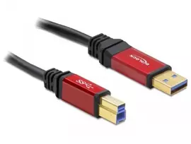„Delock“ kabelis USB 3.0 A tipo kištukas > USB 3.0 B tipo kištukas 3 m Premium