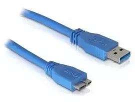 Sonstige Delock USB 3.0 A tipo į USB 3.0 Micro B tipo jungtį, 3 m, mėlynas