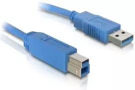 Delock kabelis USB 3.0 tipo A kištukas > USB 3.0 tipo B kištukas 3 m mėlynas