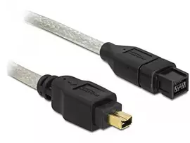 Delock Firewire 9-PIN - Firewire 4-PIN, 1 m, Baltas (82588)