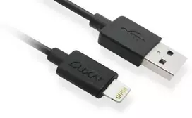 USB kabelis Luxa2 USB-A - Žaibas 1 m Juodas (PO- APP- PCL1BK -0)