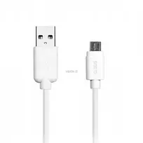 Kabelis USB- USB micro SBS, 1m baltas