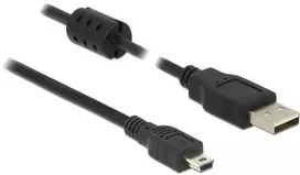 Delock kabelis USB 2.0 Type-A kištukas > USB 2.0 Mini-B kištukas 1,5 m juodas