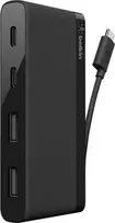 Belkin Travel Hub USB-C 4 prievadų juodas F4U090btLBK
