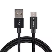 4Smarts USB-A į USB-C laidas RapidCord 2A, 2m., juodas