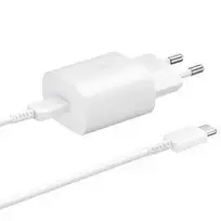 Samsung TA800XWE Travel Greitas įkroviklis Type-C į Type-C 25W, 1m (Baltas)