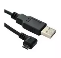 Kabelis USB MicroConnect USB-A - microUSB 1.8 m Juodas (USBABMICRO18ANG)