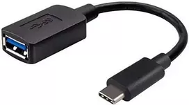 USB kabelis MicroConnect USB-C - USB-A Juodas (USB3.1CAF02BH)