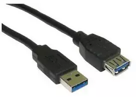 USB kabelis MicroConnect USB-A - USB-A 3 m Juodas (USB3.0AAF3B)