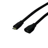 Logilink USB 2.0 Verlängerungskabel, Micro-B, 3,0m juodas