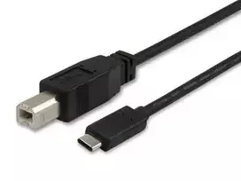 USB kabelis Equip USB-C - USB-B 1 m Juodas (12888207)