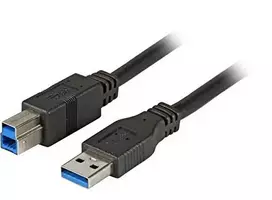 Efb Elektronik USB kabelis EFB USB-A - USB-B 3 m juoda (K5236.3)