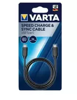 Varta 57947 USB kabelis 1 m 3.2 Gen 2 (3.1 Gen 2) USB C Juoda
