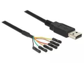 Delock Cable USB kištukas > TTL 6 kontaktų antraštė, viena 1,8 m (3,3 V)