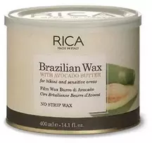 Vaškas su avokado sviestu jautriai odai Rica Brazilian Wax 400ml