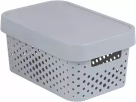 Daiktadėžė CURVER, 4,5 l, pilka, 27×19×12 cm