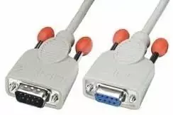 Lindy DB-9 - DB-9, 2m, Pilkas (31519)