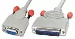 Lindy DB-9 - DB-25, 2 m, Beish (30293)