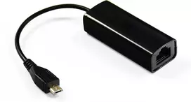 Karta jungiama į tinklą MicroConnect USB MICRO to Ethernet, Juodas