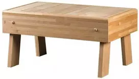 Pirties suoliukas - laiptas HS 1, juodalksnio mediena