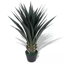Dirbtinė juka su vazonu, 85 cm, žalia