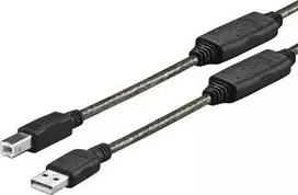Kabelis USB VivoLink USB-A - micro-B 5 m Juodas (PROUSBAB5)