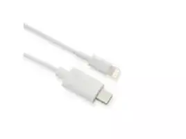USB kabelis MicroConnect USB-C - Žaibas 1 m Balta (USB3.1CL1)
