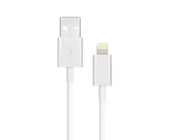 USB kabelis Moshi USB-A - Žaibas 1 m Balta (M- LUGUSB- W)