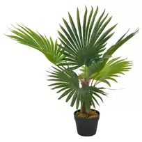 Dirbtinė palmė su vazonu, 70 cm, žalias