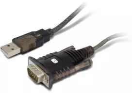 Techly Konwerter USB na RS232/DB9 M/M na kablu 1.5m Polybags