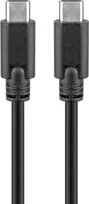 Goobay USB 3.1 kištukas (C tipas) > USB 3.1 kištukas (C tipas) [1,5 m juoda]