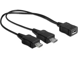 DELOCK 65440 Delock USB micro B laidas > 2 x USB micro-B vyriškas 20,5 cm