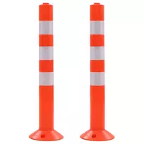 Eismo reguliavimo stulpeliai, 2vnt., plastikas, 75cm