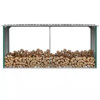 Sodo malkinė, žalia, 330x92x153cm, galvanizuotas plienas