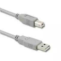 QOLTEC 50393 Qoltec kabelis USB 2.0 A tipo kištukas USB B kištukas 0,19 m