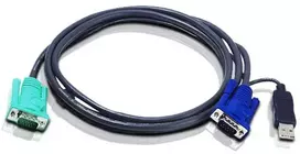 SECOMP ATEN 2L-5201U KVM kabelis VGA USB 1,2 m 47 colių