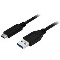 USB kabelis StarTech USB-A - USB-C 1 m Juodas (USB315AC1M)