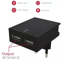 Swissten įkroviklis 2x USB-A 3 A (22046000)