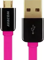 AVACOM MIC-120P USB CABLE - MICRO USB, 120CM, Rožinis