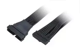 Akasa USB 3.0 19 kontaktų 15 cm prailginimo žemo profilio jungtis