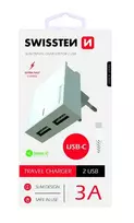 Swissten įkroviklis 2x USB-A 3 A (22043000)
