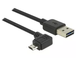 DELOCK USB kabelis A -> micro B St/St 1.00m 90° jungtis