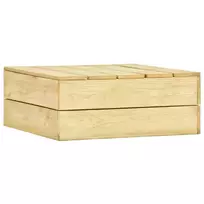 Sodo stalas, 75x75x31cm, impregnuota pušies mediena