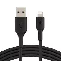 Belkin Lightning Cable 3m, PVC, juodas, MFI sertifikatas.