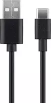 USB kabelis MicroConnect USB-A - USB-C 2 m Juodas (USB3.1CCHAR2B)