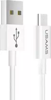 USAMS U23 MICRO-USB greito įkrovimo laidas 2A, Baltas