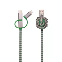 Thumbs Up USB kabelis ThumbsUp! USB-A - USB-C + microUSB + Žaibas 1 m žaliasis (1002654)