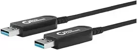 USB kabelis MicroConnect USB-A - USB-A 10 m Juodas (USB3.0AA10BOP)